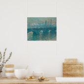 Waterloo Bridge, Gray Weather (1900) ポスター (キッチン)