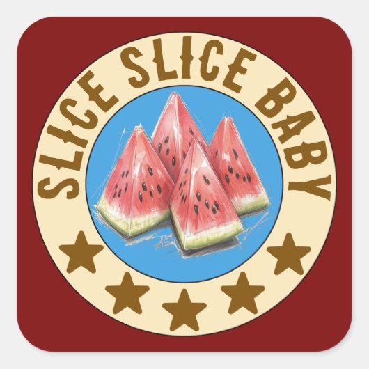 watermelon スクエアシール (正面)