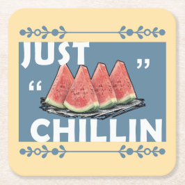 watermelon スクエアペーパーコースター