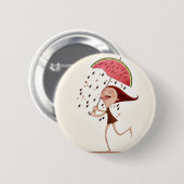 Watermelon 缶バッジ (正面&裏面)