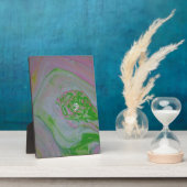 Watermelon Acrylic Pour Painting Plaque フォトプラーク (側面)