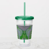 Watermelon Acrylic Pour Tumbler アクリルタンブラー (右)