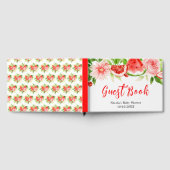 Watermelon and Pomegranate Baby Shower ゲストブック (全面)