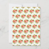 Watermelon and Pomegranate Baby Shower サンキューカード (裏面)