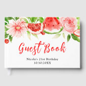 Watermelon and Pomegranate Birthday ゲストブック (正面)