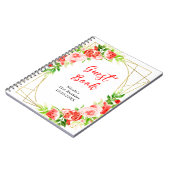 Watermelon and Pomegranate Birthday Guest Book ノートブック (左側)