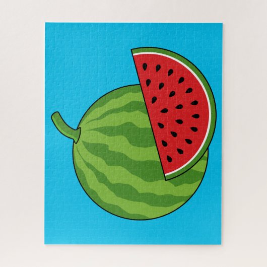Watermelon and Slice ジグソーパズル (縦)