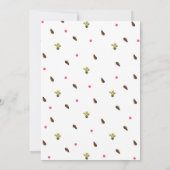 Watermelon birthday invitation One in a melon girl 招待状 (裏面)