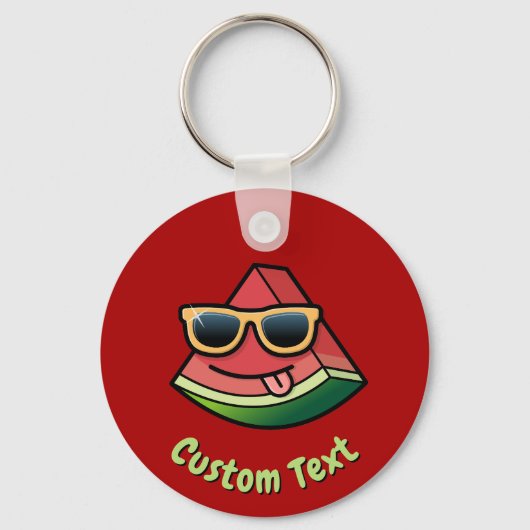 Watermelon Cartoon Keychain キーホルダー (正面)