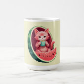 Watermelon Cat Coffee Break コーヒーマグカップ (中央)
