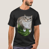 Watermelon Cat | Funny Meme Kitty Art Tシャツ (正面)