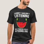 Watermelon Designs For Men Women Summer Fruit Eate Tシャツ (正面)
