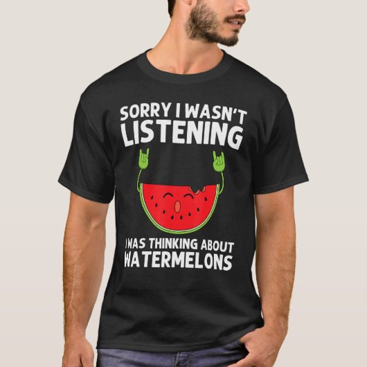 Watermelon Designs For Men Women Summer Fruit Eate Tシャツ (正面)