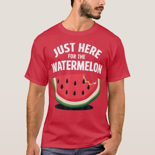 Watermelon For Fruit - print 2 Tシャツ (正面)