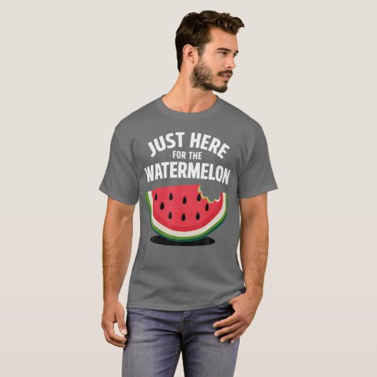 Watermelon For Fruit - unique Tシャツ (正面フル)