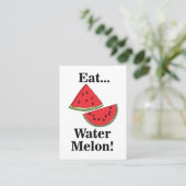 Watermelon Fruit Tropical Nutritionist 名刺 (スタンド正面)