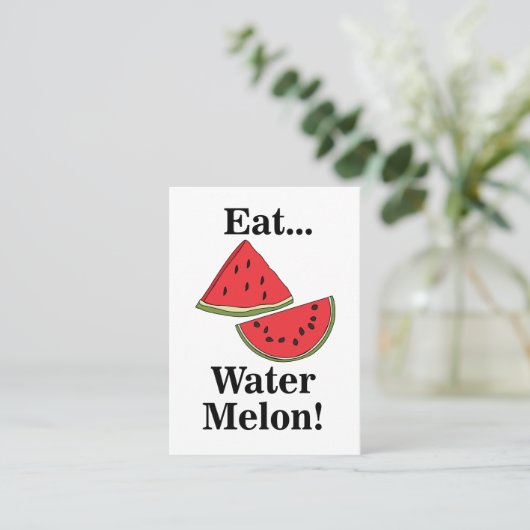 Watermelon Fruit Tropical Nutritionist 名刺 (スタンド正面)