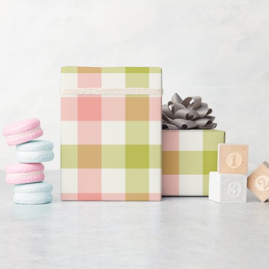 Watermelon Gingham - Wrapping Paper ラッピングペーパー (ベビーシャワー)