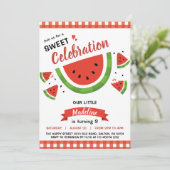 Watermelon Invitation for Birthday Party Fruit 招待状 (スタンド正面)