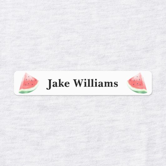 Watermelon Kids' Name Clothing School Labels ラベル (デザイン1)