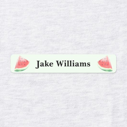 Watermelon Kids' Name Clothing School Labels ラベル (デザイン2)