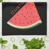 Watermelon Kitchen Towels - Custom Text and Colors キッチンタオル (折り畳み)