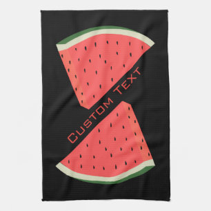 Watermelon Kitchen Towels - Custom Text and Colors キッチンタオル