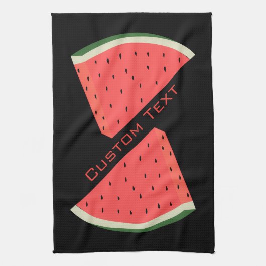 Watermelon Kitchen Towels - Custom Text and Colors キッチンタオル (縦)