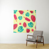 Watermelon leaves strawberry タペストリー (インサイチュ(横))