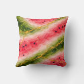 Watermelon Marble with Gold Veining クッション (裏面)