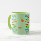 WATERMELON MUSIC FUSION DESIGNED MUG マグカップ (正面左)