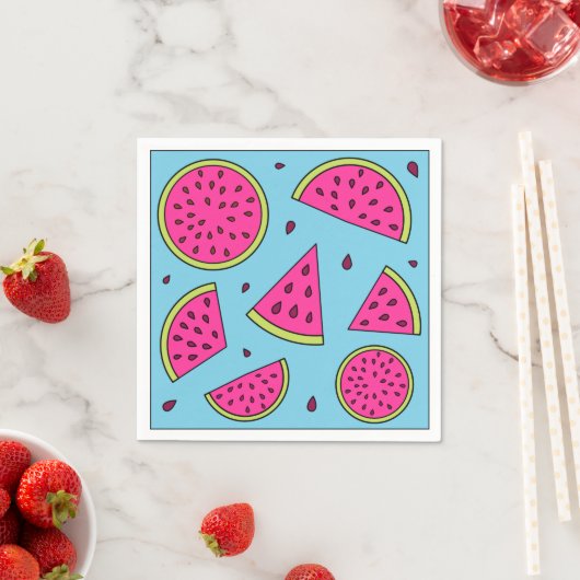 Watermelon Napkins スタンダードカクテルナプキン (インサイチュ)