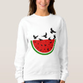 Watermelon of Freedom – Palestinian Symbol of Hope スウェットシャツ (正面)