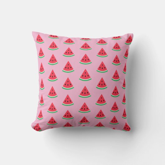 Watermelon Outdoor Throw Pillow アウトドアクッション (正面)