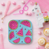 Watermelon Paper Plate ペーパープレート (パーティー)