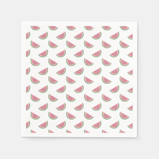 Watermelon Pattern  スタンダードカクテルナプキン (正面)