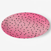 Watermelon Pattern ペーパープレート (アングル)