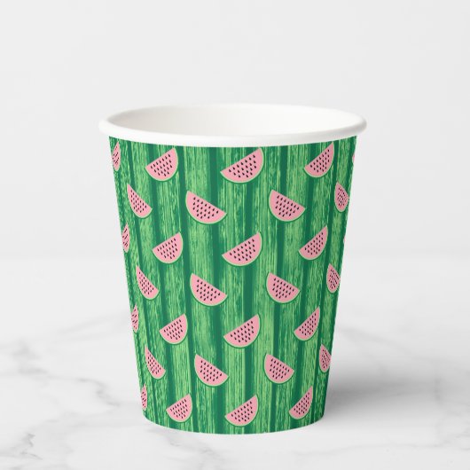 Watermelon Pattern  紙コップ (正面)