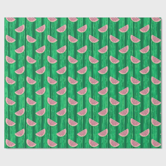 Watermelon Pattern Wrapping Paper ラッピングペーパー (フラット)