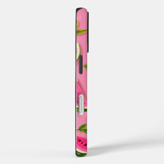 Watermelon Phone Case - Pink Summer Fruit Pattern Case-Mate iPhoneケース (裏面 / 右)