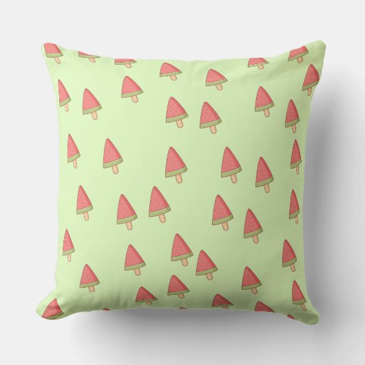 Watermelon Pop Furry Pillow クッション (正面)