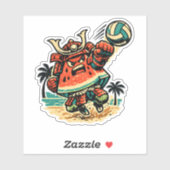 Watermelon Shogun Beach Volleyball — Summer Warrio シール (シート)