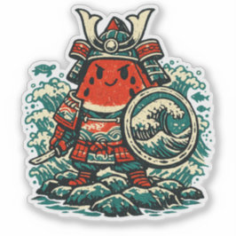 Watermelon Shogun — Guardian of the Seas シール