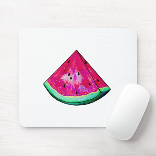 Watermelon Slice マウスパッド (マウス)