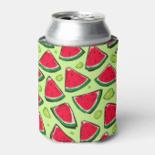 Watermelon Slice Fiesta | Fun Summer Fruit Pattern 缶クーラー (缶正面)