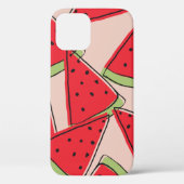 watermelon slices with pink background seamless pa Case-Mate iPhoneケース (裏面)