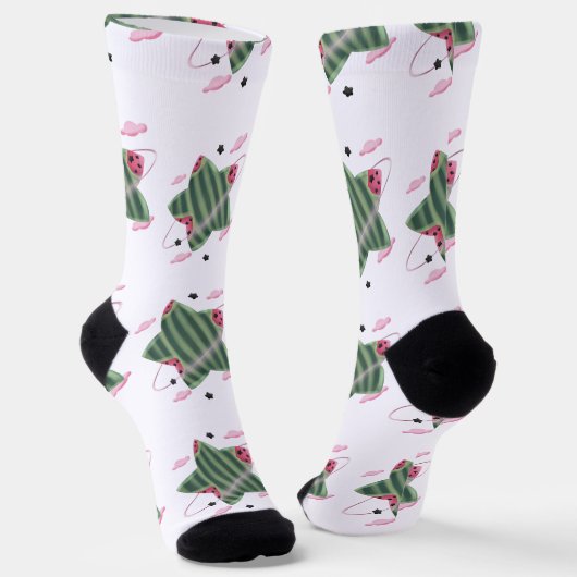 Watermelon Star Planet ソックス (傾斜あり)