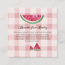 Watermelon Sweet Girl Summer Books for Baby エンクロージャーカード