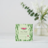 Watermelon Sweet Girl Summer Diaper Raffle エンクロージャーカード (スタンド正面)