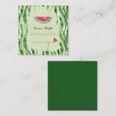 Watermelon Sweet Girl Summer Diaper Raffle エンクロージャーカード (正面/裏面)
